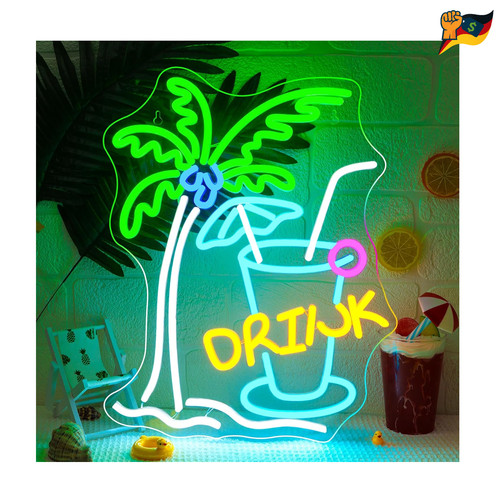 Neon schild bar - schild, led