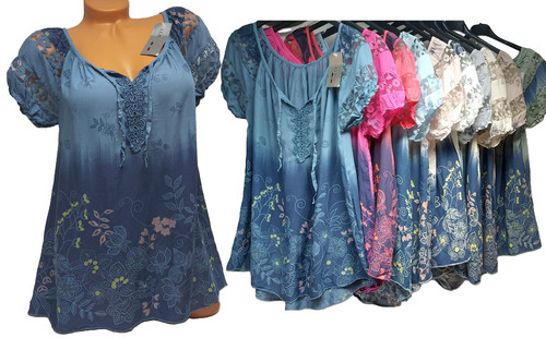 Tunika bluse damenshirt - bluse, 40