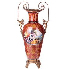 Prunkvolle Porzellan-Bronze