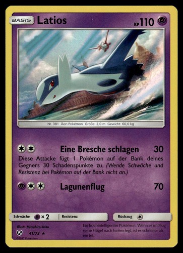 Latios holo rare shining - rare,