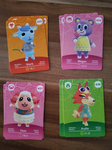 Animal crossing amiibo karten - animal,