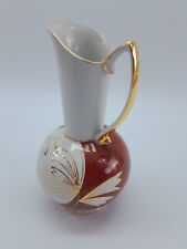 SPECHTSBRUNN Vase DDR GDR Porzellan handgemalt vergoldet Vintage Sammlerstück !