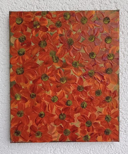 Bild selbstgemalt acryl - bild, auf