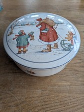 Pfalzkeramik Winterzeit Gebäckdose Deckeldose Weihnachten Handdekoriert