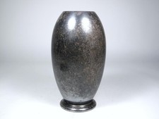 wmf ikora vase metall versilbert turmmarke art deco bauhaus silverplate graviert