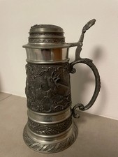 Zinnkrug mit Deckel - 1.140g -