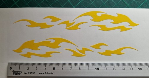 Flammen set links und - flammen,
