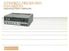 Bedienungsanleitung-Operating Instructions für Kenwood KR-6200 