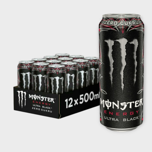 Monster energy ultra black - monster, 24