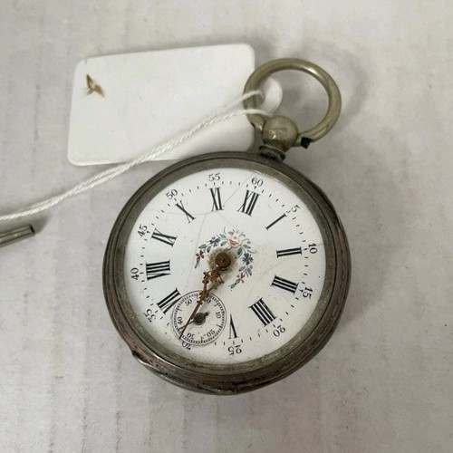 Antike taschenuhr silber mit - antike,