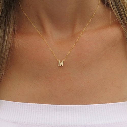 Halskette mit alphabetischen - mit,