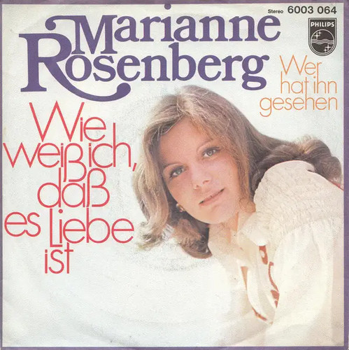Marianne rosenberg wie - wie, weiß