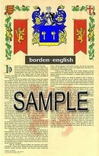 Borden Wappen Name Geschichte