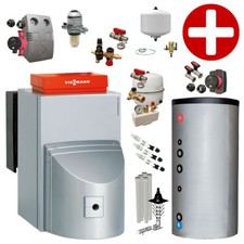 Plus+Paket Öl-Brennwertkessel Viessmann Vitorondens 200-T 24,6 kW Speicher 200 L