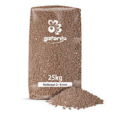 Palette 40×25 kg 1000 kg Lavamulch 2–8 mm – rot braun | Vulkan Gestein öko Deko