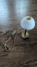 Tischlampe Paul Neuhaus Lampe Glaskuppel und Touch Funktion 