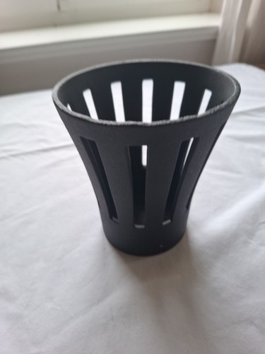 Kerzenhalter schwarz gusseisen - schwarz,
