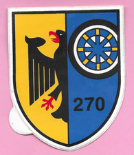 S59 - Bundeswehr - Aufkleber Transportbataillon 270 (Nürnberg) - Nachschub