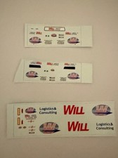 Herpa Decalsatz Spedition Will