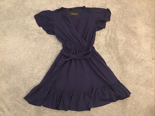 Trendyol wickelkleid marine - trendyol, in