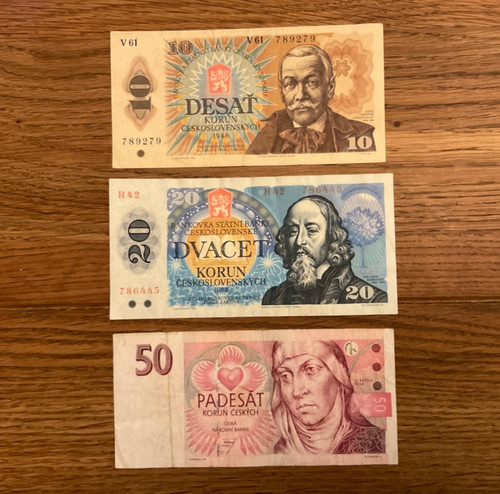 Set 50 kronen - 10, 20
