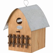 Vogelhaus Holz mit Zinkdach