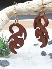 Holz Ohrstecker Earing Wood