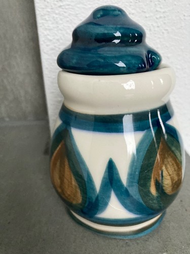 Vintage keramik honigtopf - keramik,