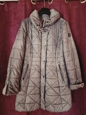 TAIFUN Steppmantel Wintermantel grau meliert 40 WIE NEU