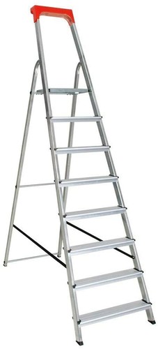 Alu stufenleiter mit - 8, stufen