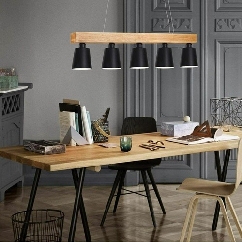 Zmh led hängelampe holz - zmh,