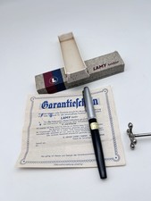 1960er Lamy Ratio 47 P Schwarz Patronenfüller Vintage Füllfederhalter Unbenutzt