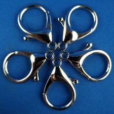 Trachten Charivari Kette Verschluss Haken Karabiner Trachtenkette Scharivari 5x