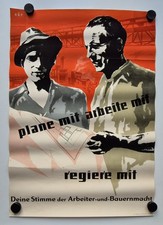 Plakat "Plane mit arbeite mit