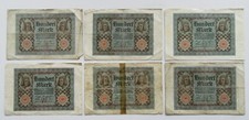 6 x 100 Hundert Mark