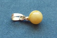 Bernsteinanhänger Kugel  8 mm
