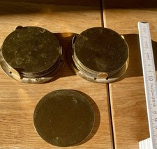 Goldfarbene Untersetzer 2x 6er