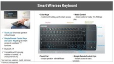 Samsung Smart Touch Wireless Tastatur  TV Mobile PC Konsolen
