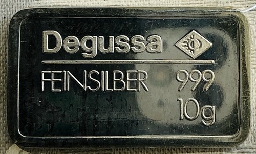 Degussa 10g 999 fein silber - degussa,
