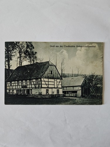 Ansichtskarte claußmühle - ansichtskarte,