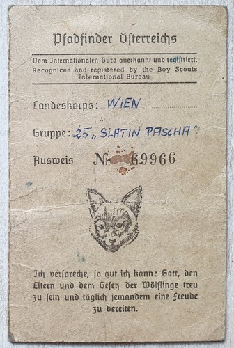 Ausweis pfadfinder österreich - ausweis,