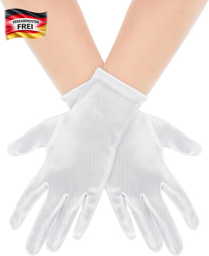 Damen satin handschuhe - satin,