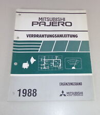 Werkstatthandbuch Mitsubishi Pajero L040 Elektrik - Ergänzung ab Baujahr 1988 
