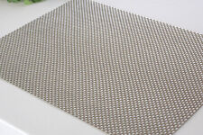 Platzset 1 Stk Silbergrau pflegeleichtes Tischset PVC gewebt abwaschbar 46x33 cm