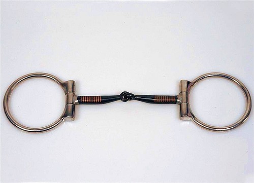 Ring snaffle bit - d-ring,