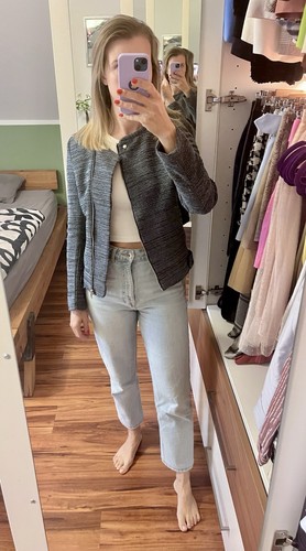 Boucle biker jacke - h&m,