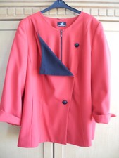 Roter blazer jacke - blazer, gr.50