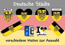 Aufkleber- Flagge-Wappen-KFZ