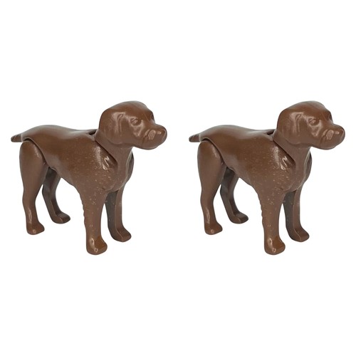 Playmobil braune hunde mit - 2,