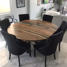 Schwarz Epoxid Harz Sofa